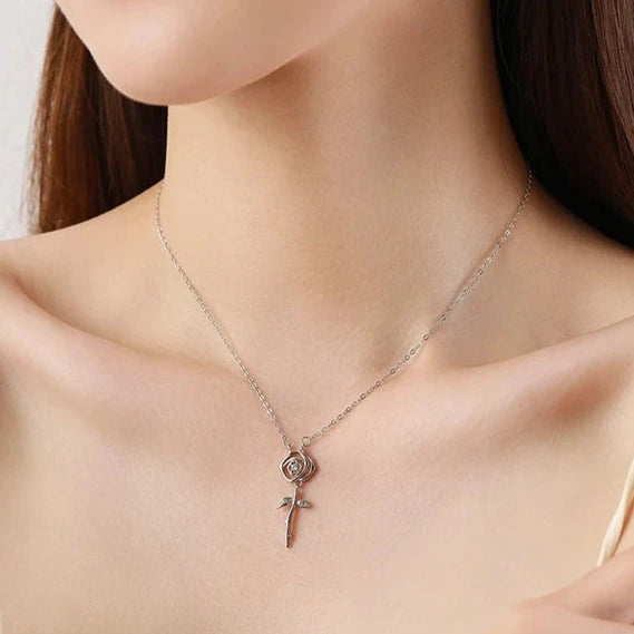 Collar de Plata 925 - Rosa