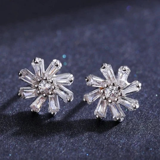 Aretes de Plata 925 - Snowflake
