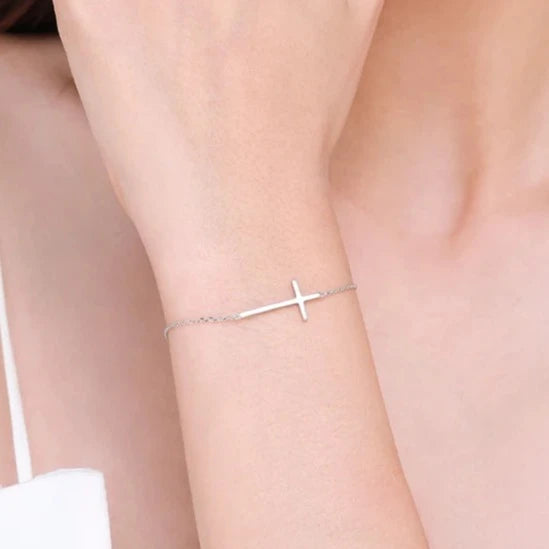 Pulsera de Plata 925 - Cruz