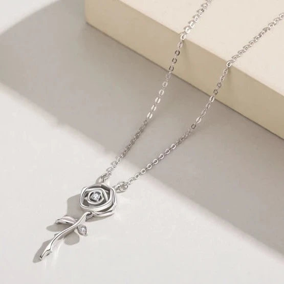 Collar de Plata 925 - Rosa