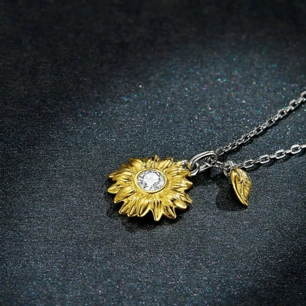 Collar de Plata 925 - Girasol