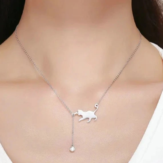 Collar de Plata 925 - Gatito