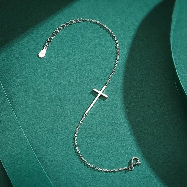 Pulsera de Plata 925 - Cruz