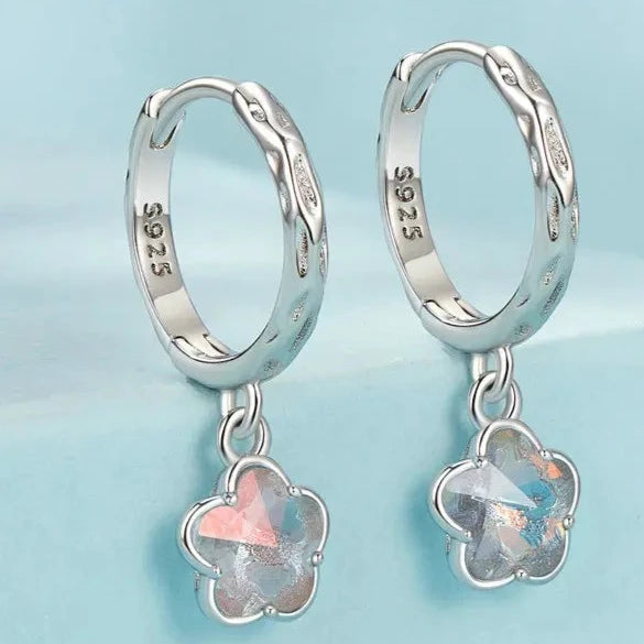 Aretes de Plata 925 - Ice Flower