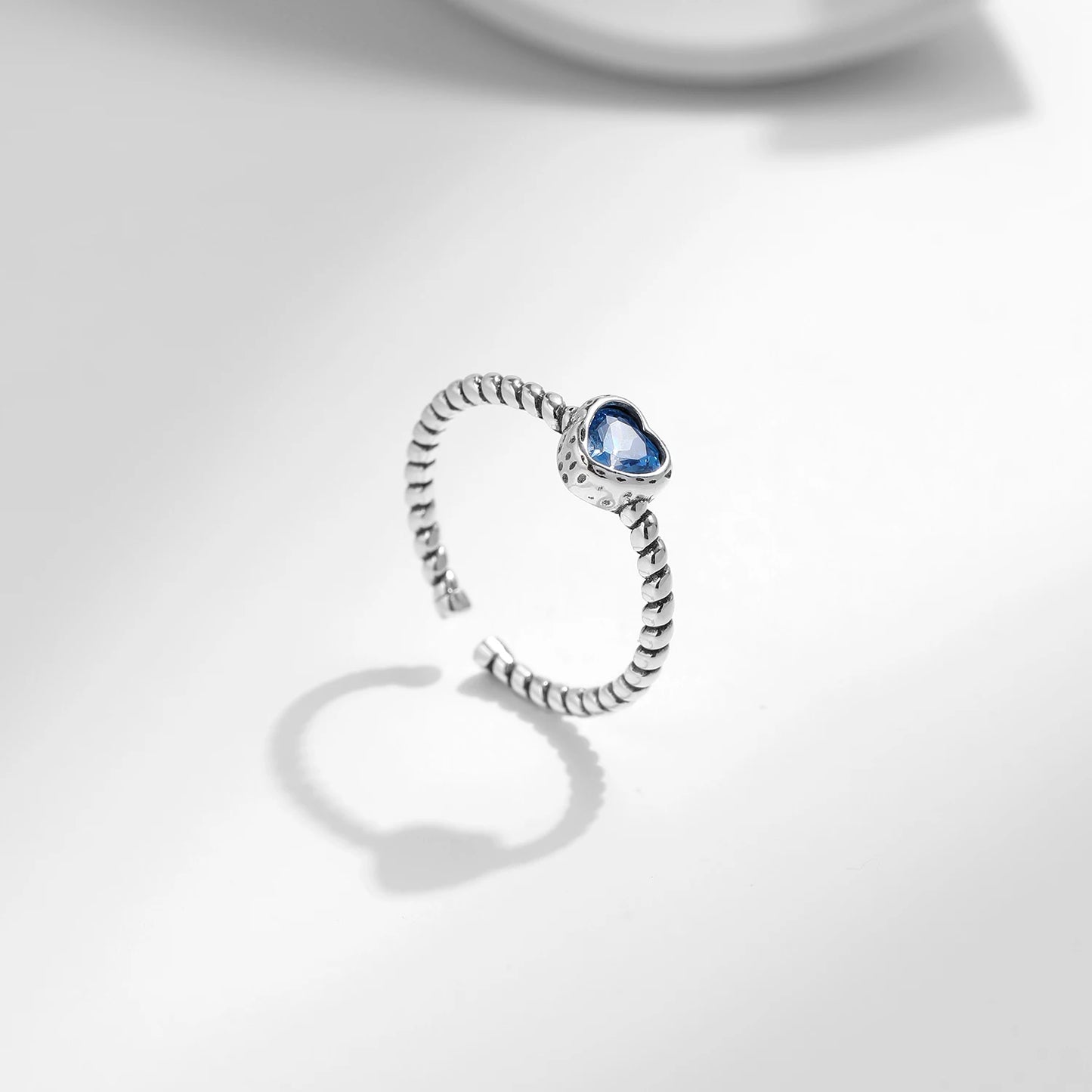 Anillo de Plata 925 - Blue Zirconia