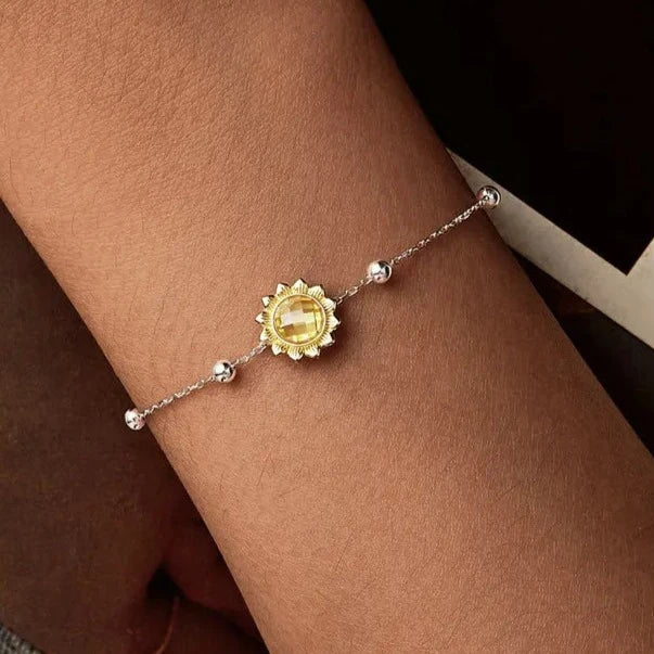 Pulsera de Plata 925 - Girasol