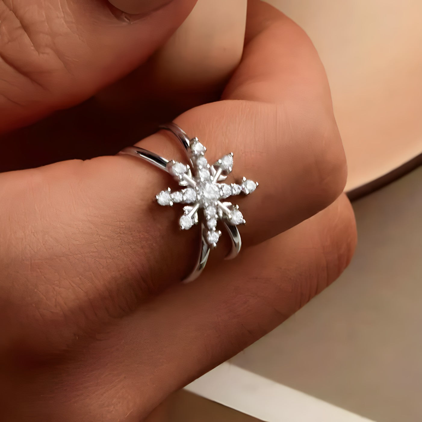 Anillo de Plata 925 - Flake