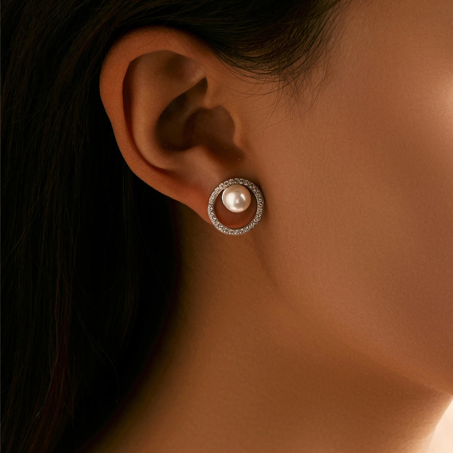 Aretes de Plata 925 - Perlas