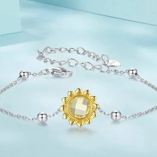Pulsera de Plata 925 - Girasol