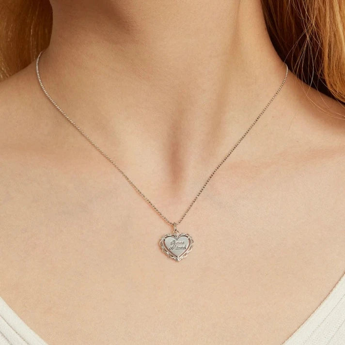 Collar de Plata 925 - Te amo mamá