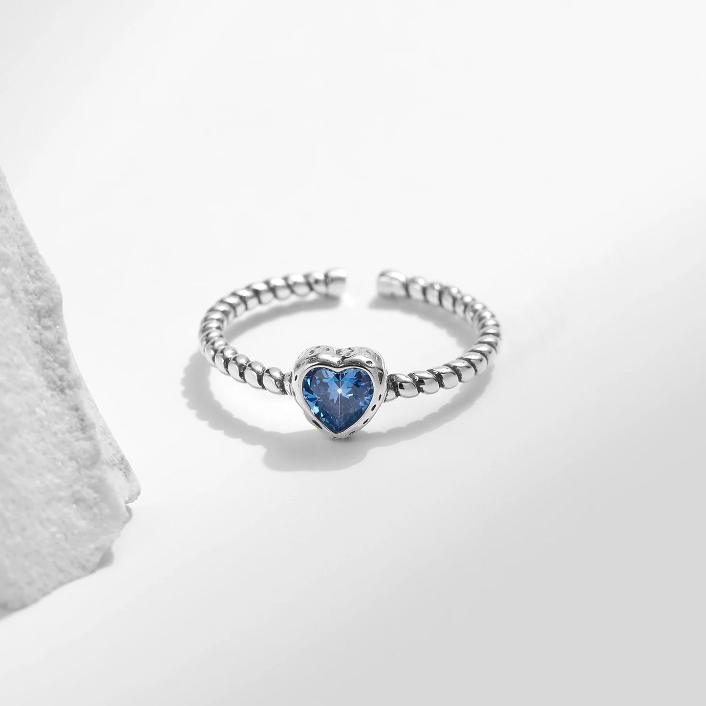 Anillo de Plata 925 - Blue Zirconia