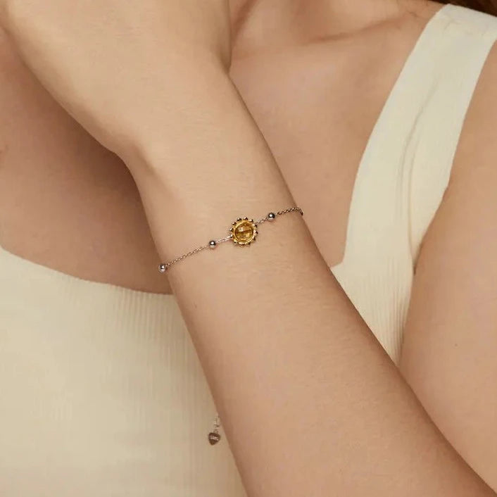 Pulsera de Plata 925 - Girasol