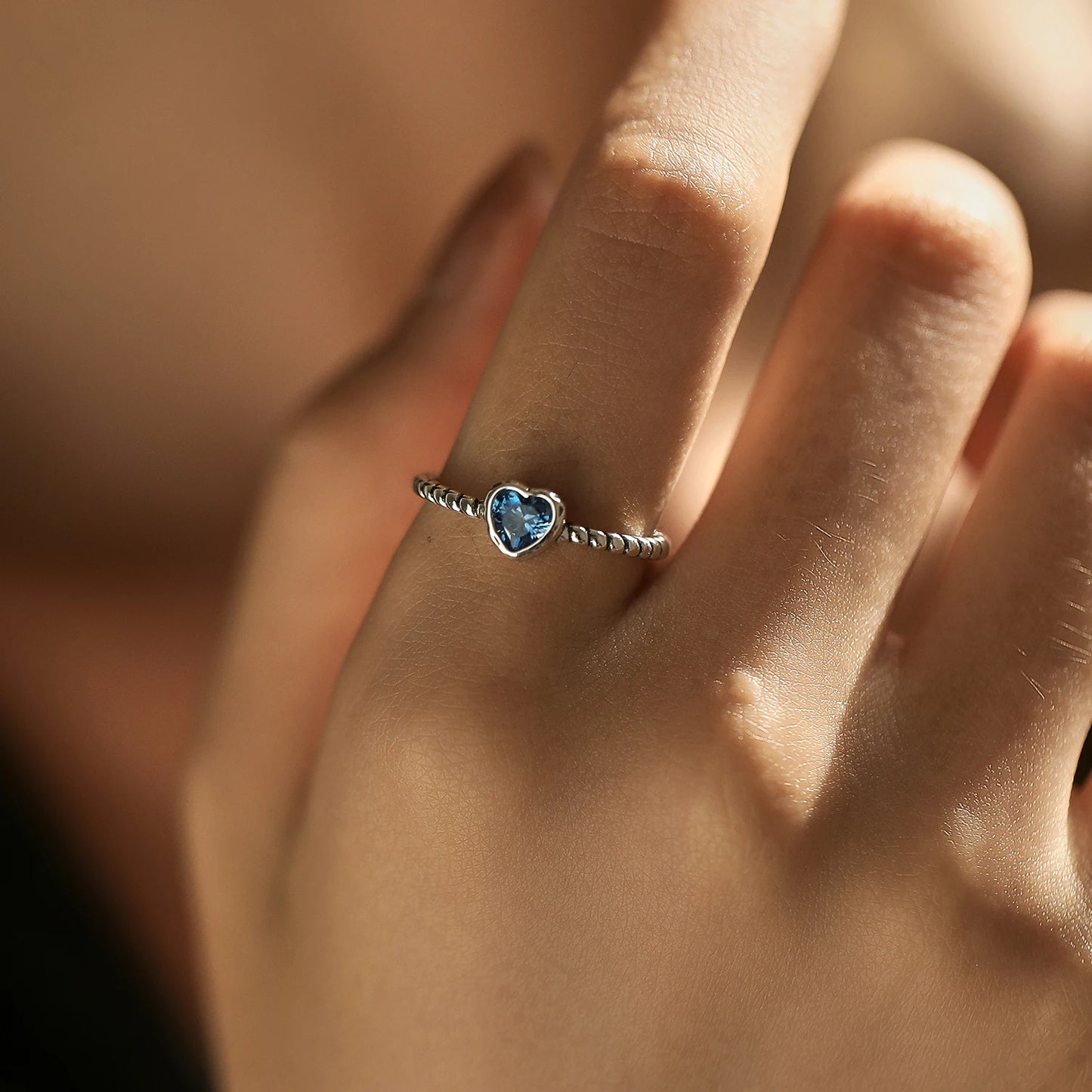 Anillo de Plata 925 - Blue Zirconia