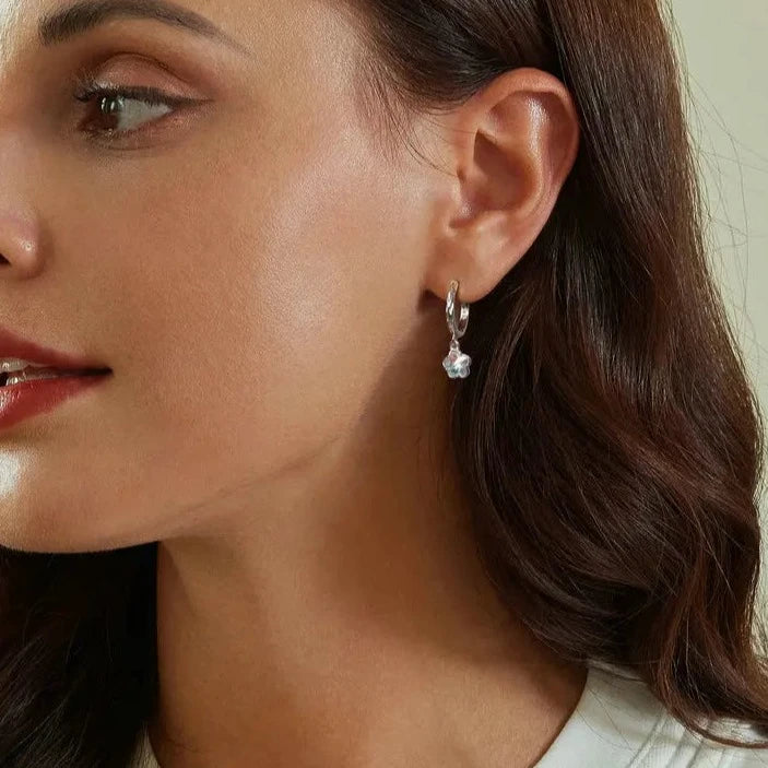 Aretes de Plata 925 - Ice Flower
