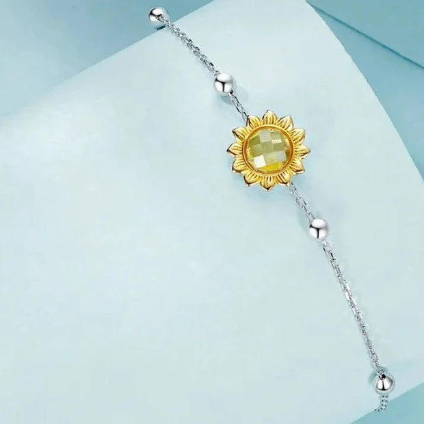 Pulsera de Plata 925 - Girasol