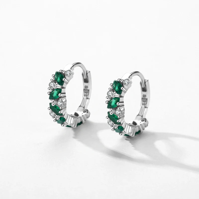 Aretes de Plata 925 - Green