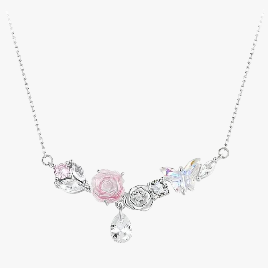 Collar de Plata 925 - Floral