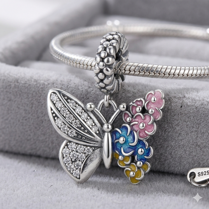 Charm de Plata 925 - Mariposa
