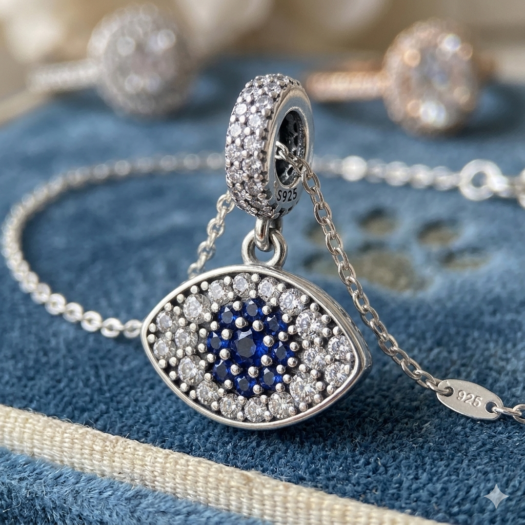 Charm de Plata 925 - Ojo griego