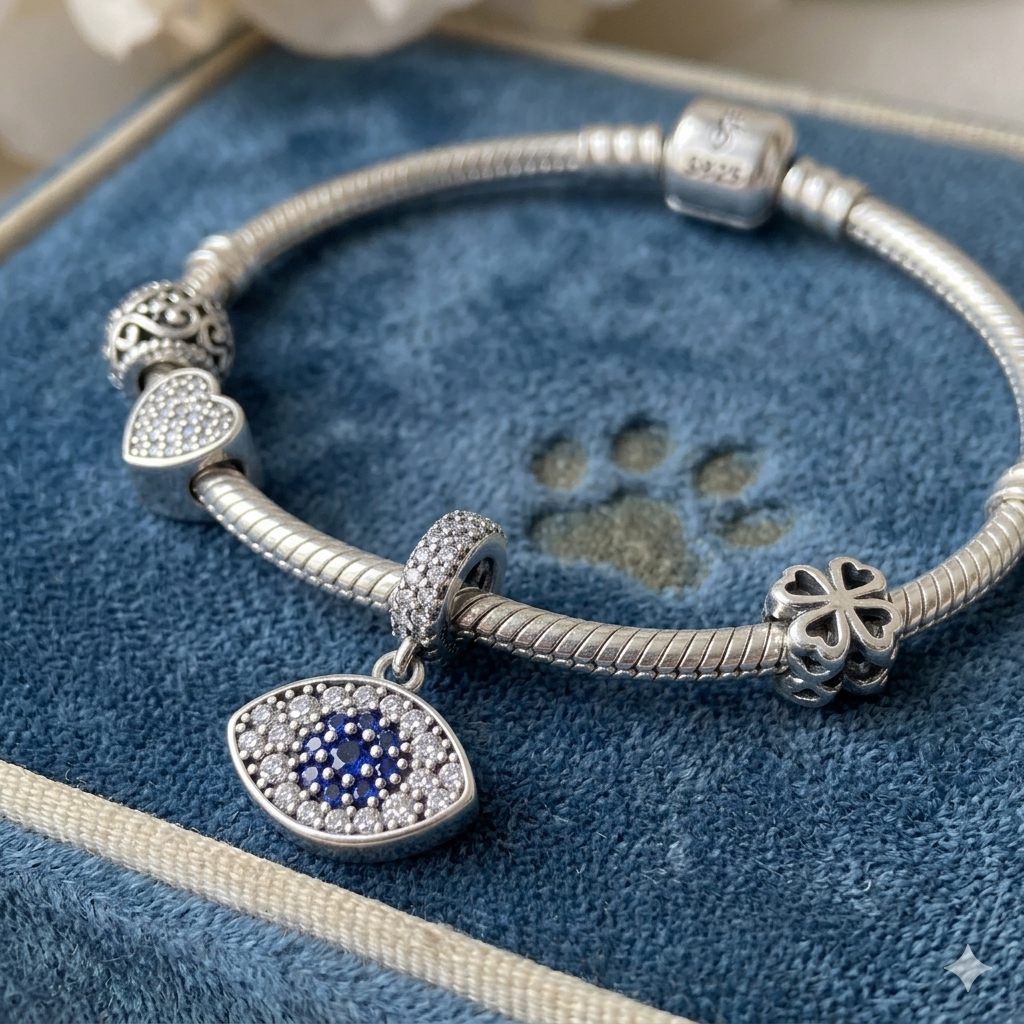 Charm de Plata 925 - Ojo griego