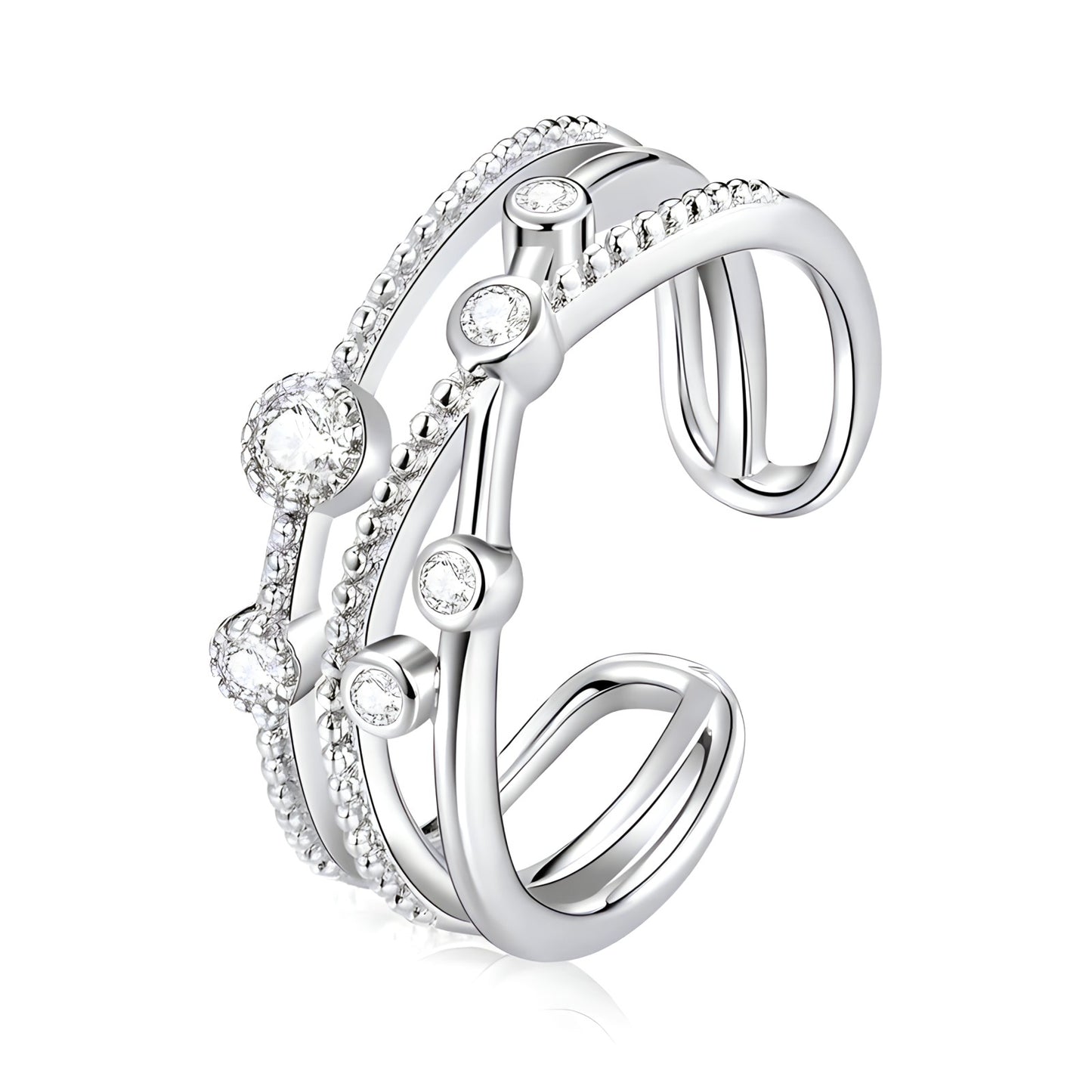 Anillo de Plata 925 - Shining Stars