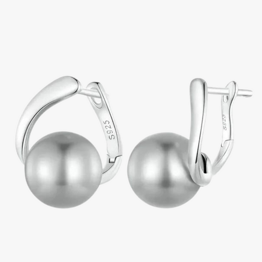 Aretes de Plata 925 - Shell Pearl