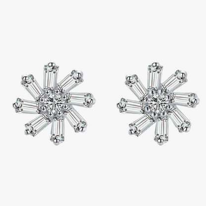 Aretes de Plata 925 - Snowflake