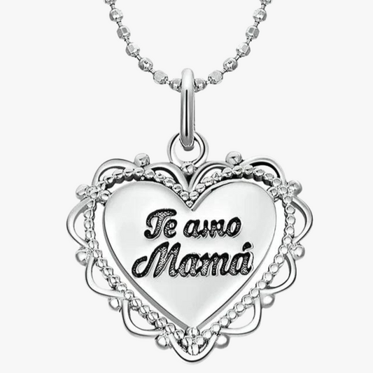Collar de Plata 925 - Te amo mamá