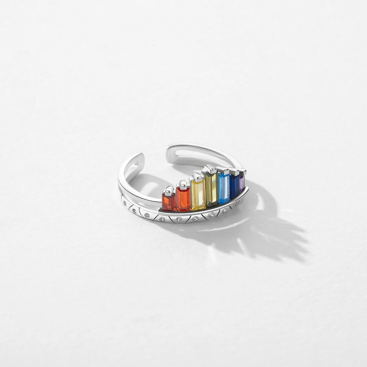 Anillo de Plata 925 - Rainbow