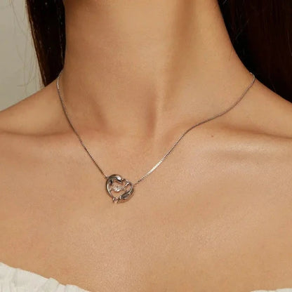 Collar de Plata 925 - Delfines