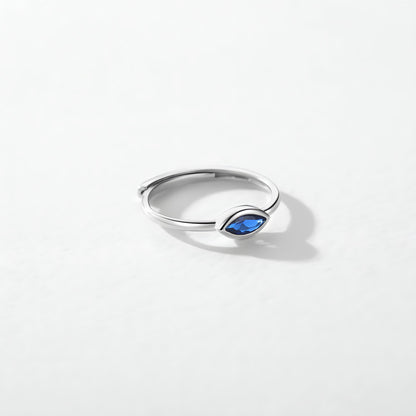 Anillo de Plata 925 - Blue Zirconia