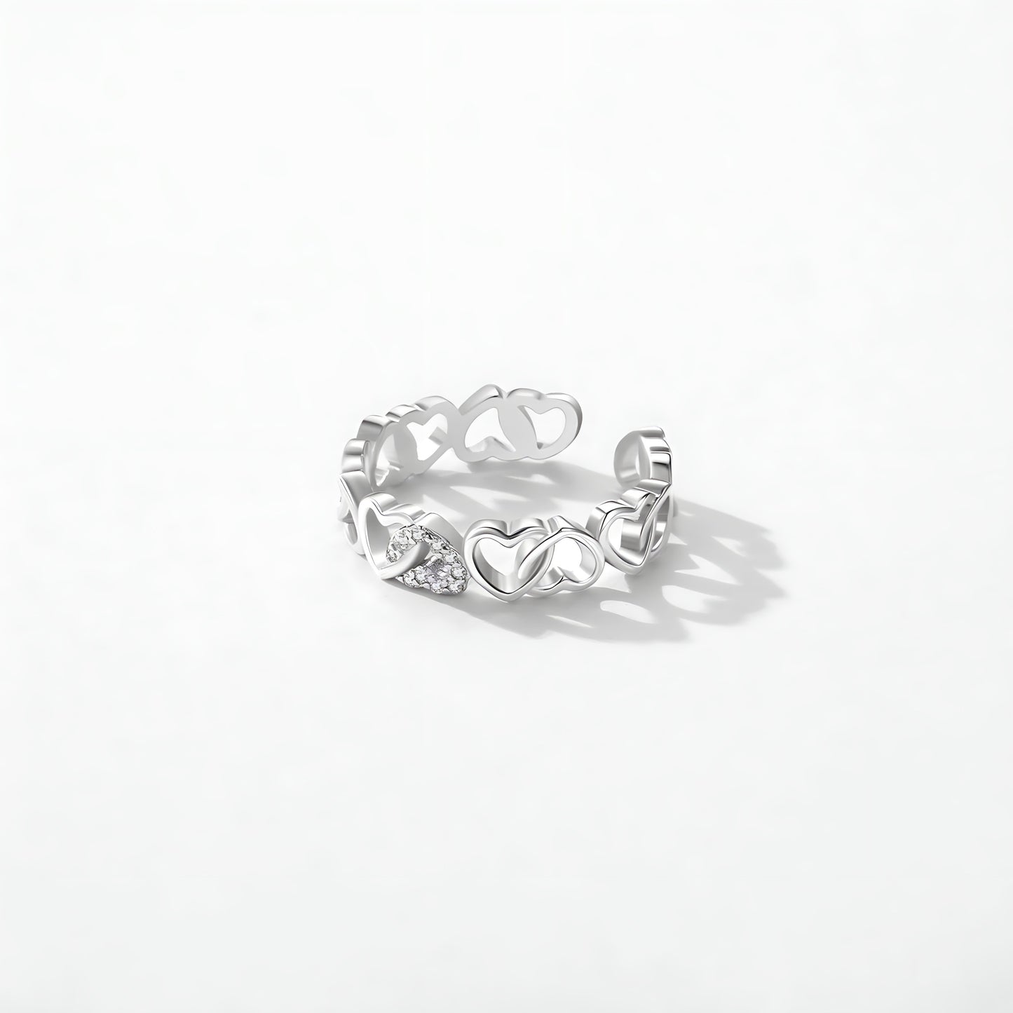 Anillo de Plata 925 - Clear Zircon