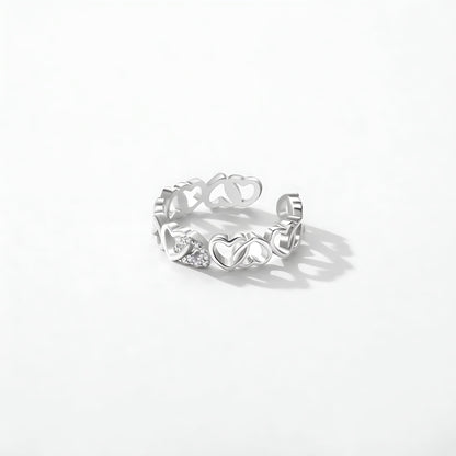 Anillo de Plata 925 - Clear Zircon