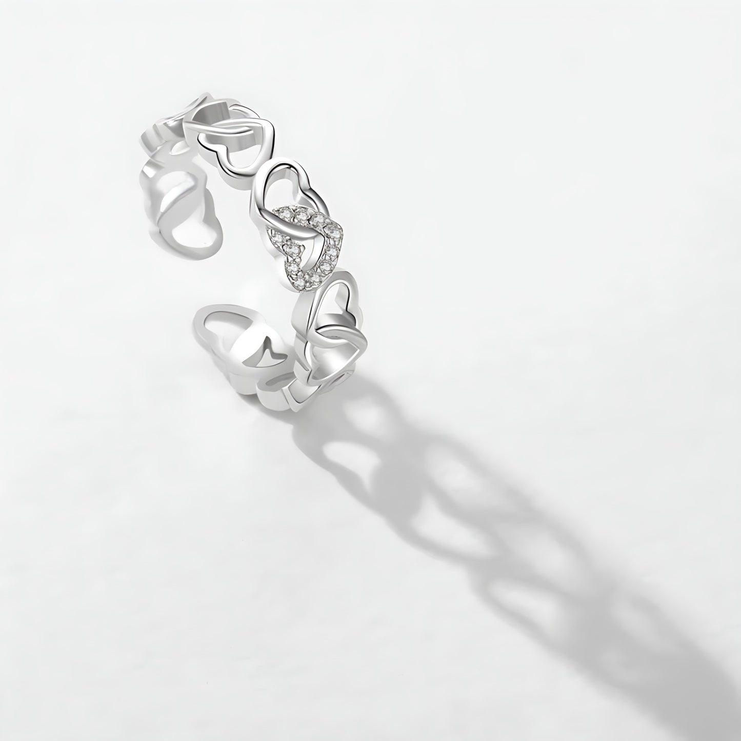 Anillo de Plata 925 - Clear Zircon