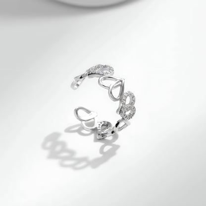 Anillo de Plata 925 - Hearts