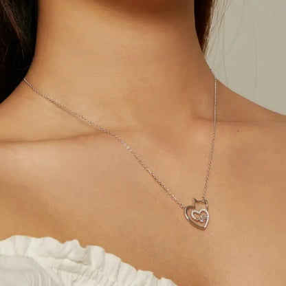 Collar de Plata 925 - Amor por los gatos