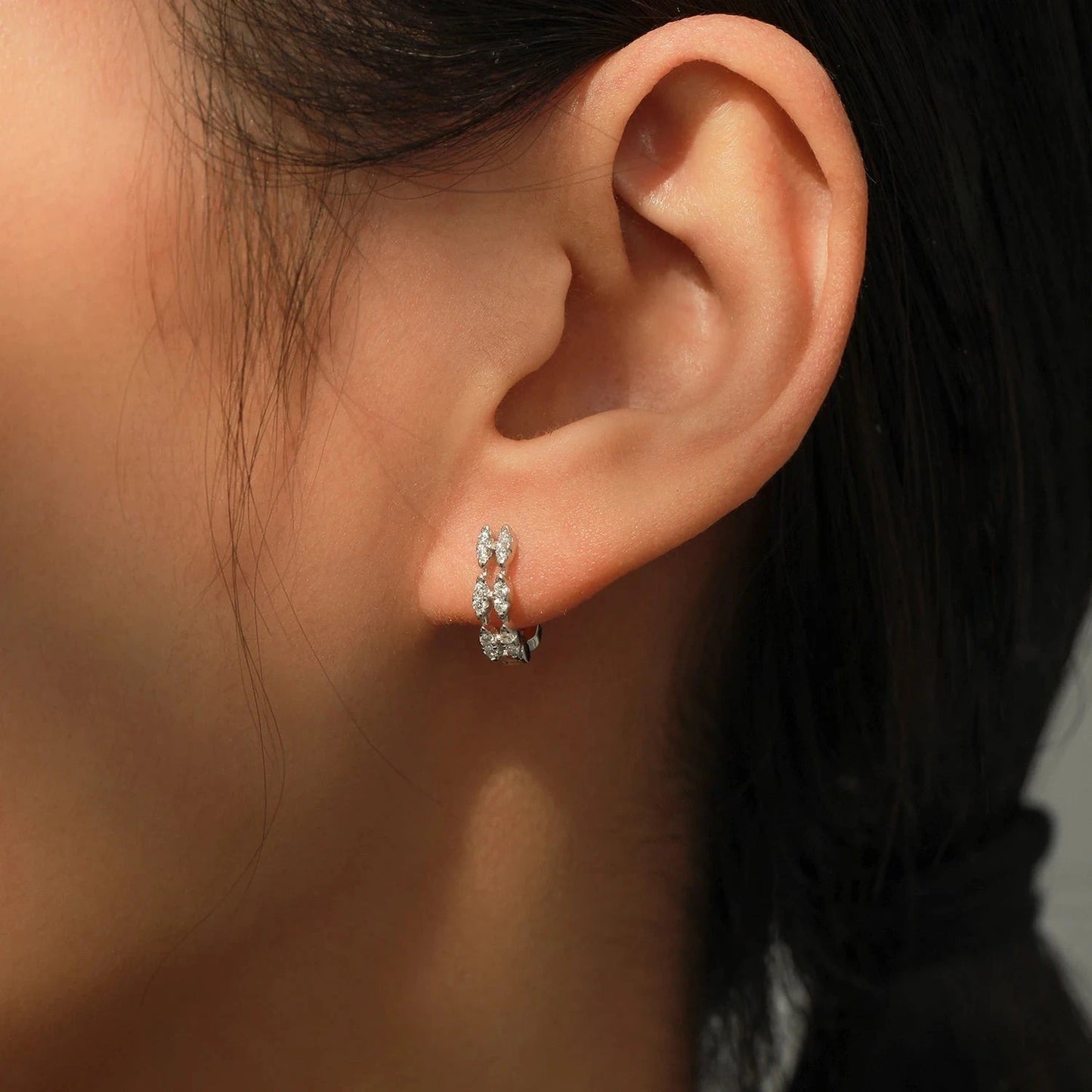 Aretes de Plata 925 - Geometric