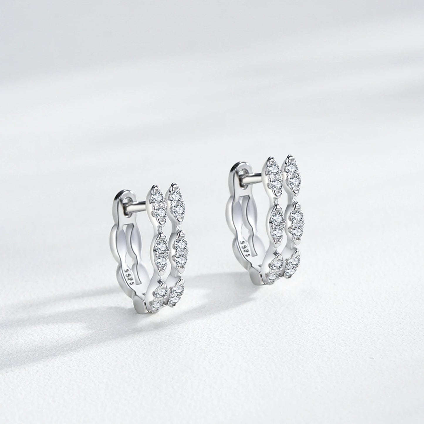 Aretes de Plata 925 - Geometric