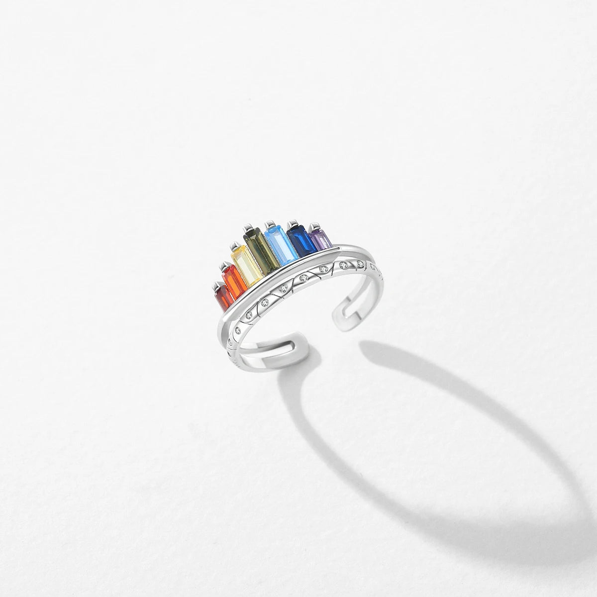 Anillo de Plata 925 - Rainbow