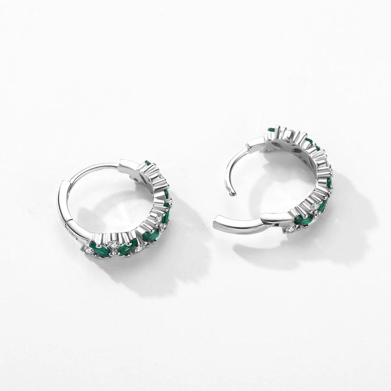 Aretes de Plata 925 - Green