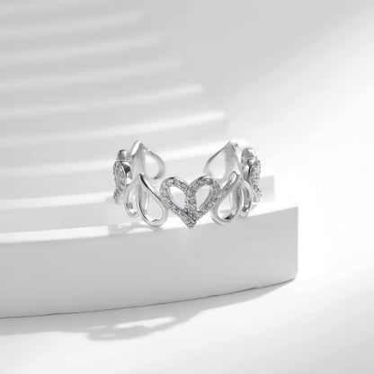 Anillo de Plata 925 - Hearts