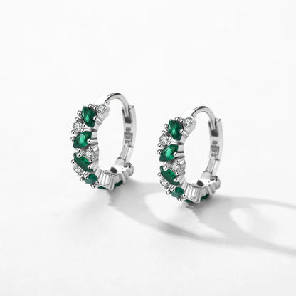 Aretes de Plata 925 - Green