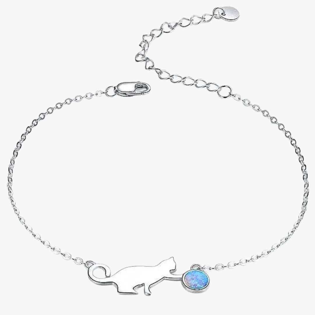 Pulsera de Plata 925 - Gatito