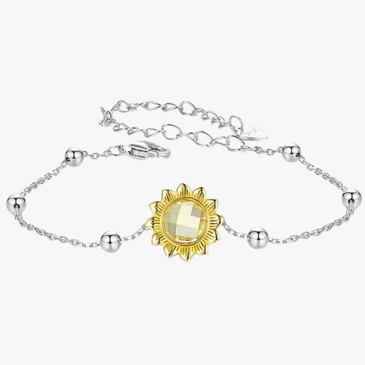 Pulsera de Plata 925 - Girasol